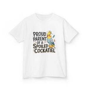 Proud Parent Kids Tee - Spoiled Cockatiel Design