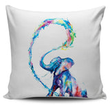 Colorful Elephant Pillow Cover