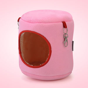 Cylinder Hanging Soft Fleece Bed for Small Animals