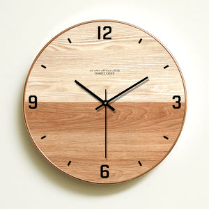 Wooden Wall Clock Simple Design