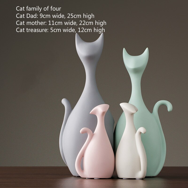 Ceramic Animal Figurines Home Decoration