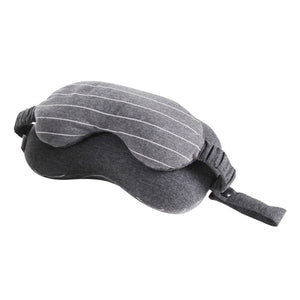 U Shaped Plush Travel Accessories Eye Patch and Neck Rest Head Support