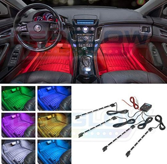 Brand New Sound Activated Interior Car LED Lights