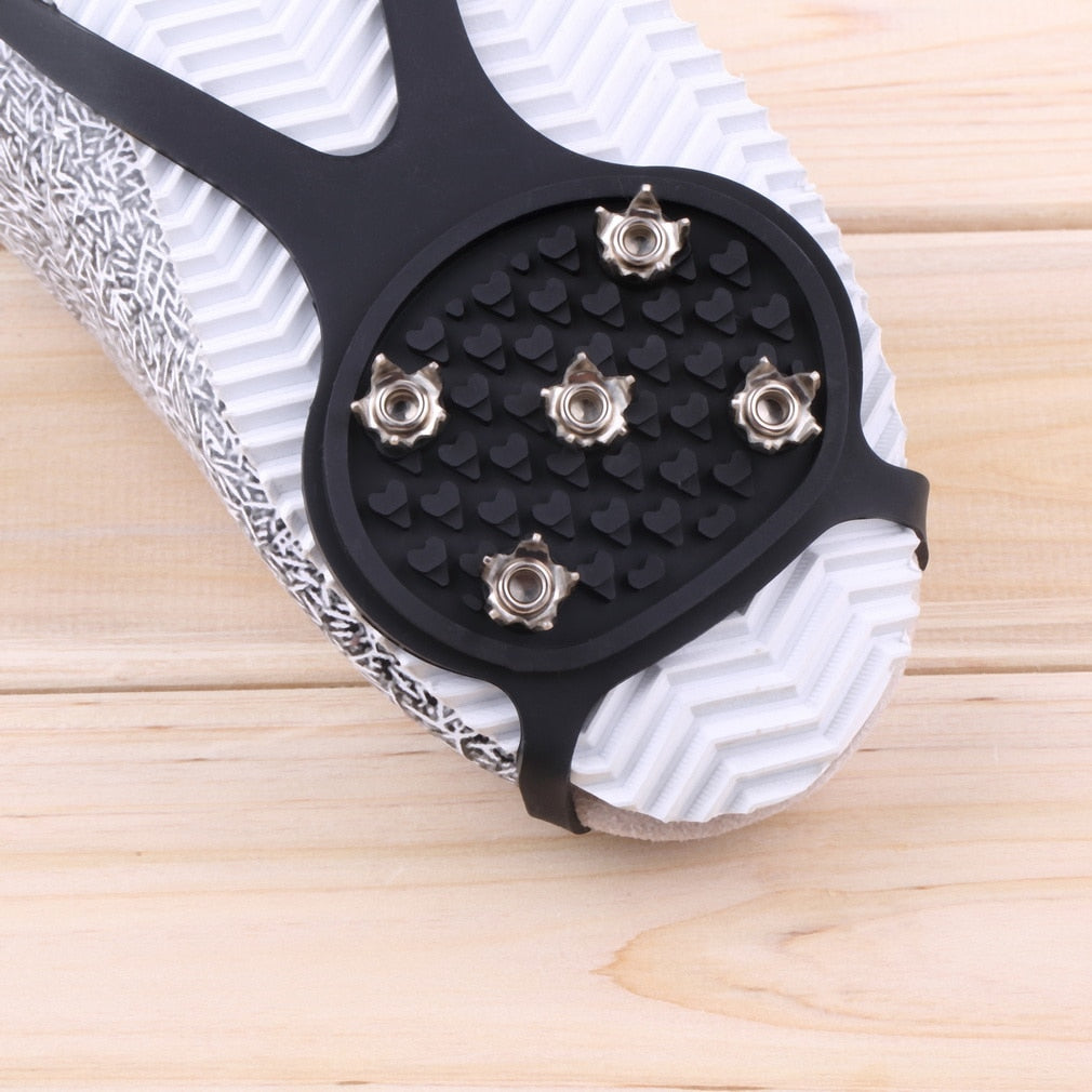 Steel Stud Non-Slip Ice Cleats Add-on for Any Shoe