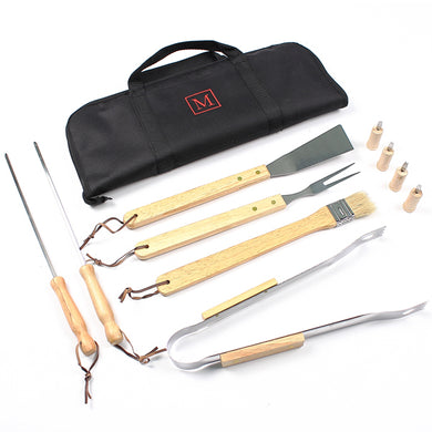 Personalized 11pc. BBQ Grill Set