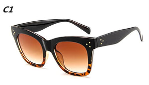 Luxury Rectangle Cat Eye Sunglasses