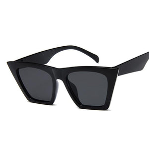 Sharp Oversized Cat Eye Luxury Sunglasses