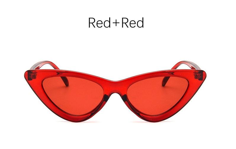 Vintage Retro Triangular Cat Eye Glasses