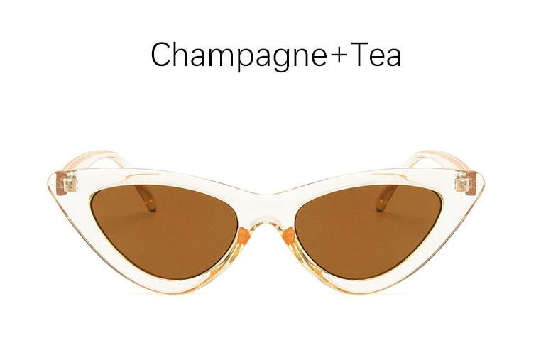 Vintage Retro Triangular Cat Eye Glasses
