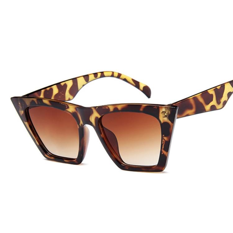 Sharp Oversized Cat Eye Luxury Sunglasses