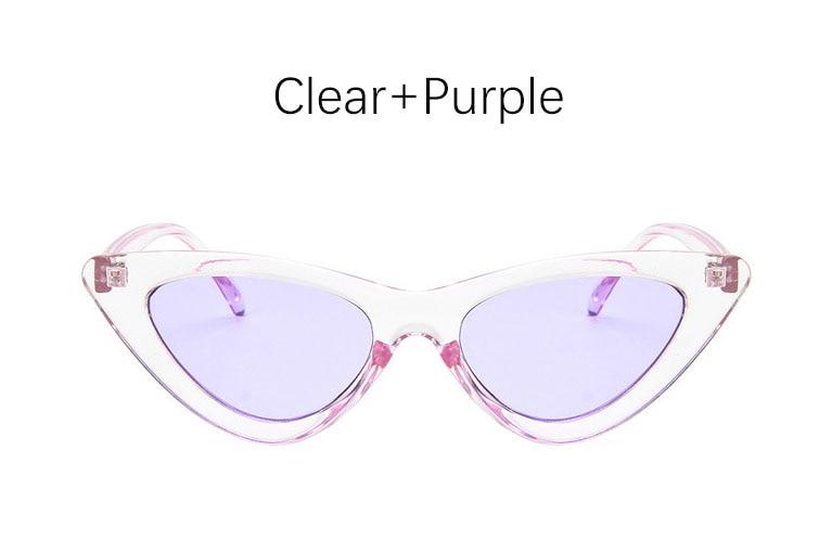 Vintage Retro Triangular Cat Eye Glasses