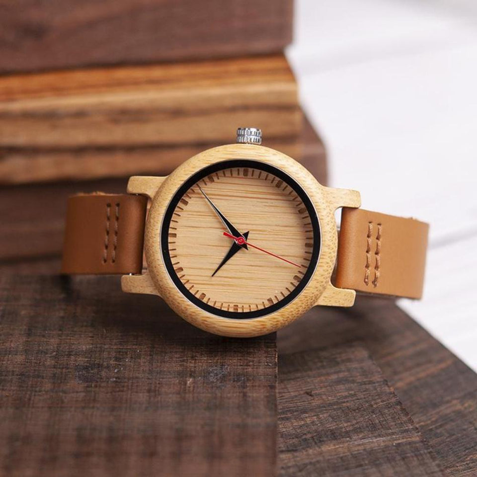 Believe in Yourself for Daughter from Mom Wooden Watch