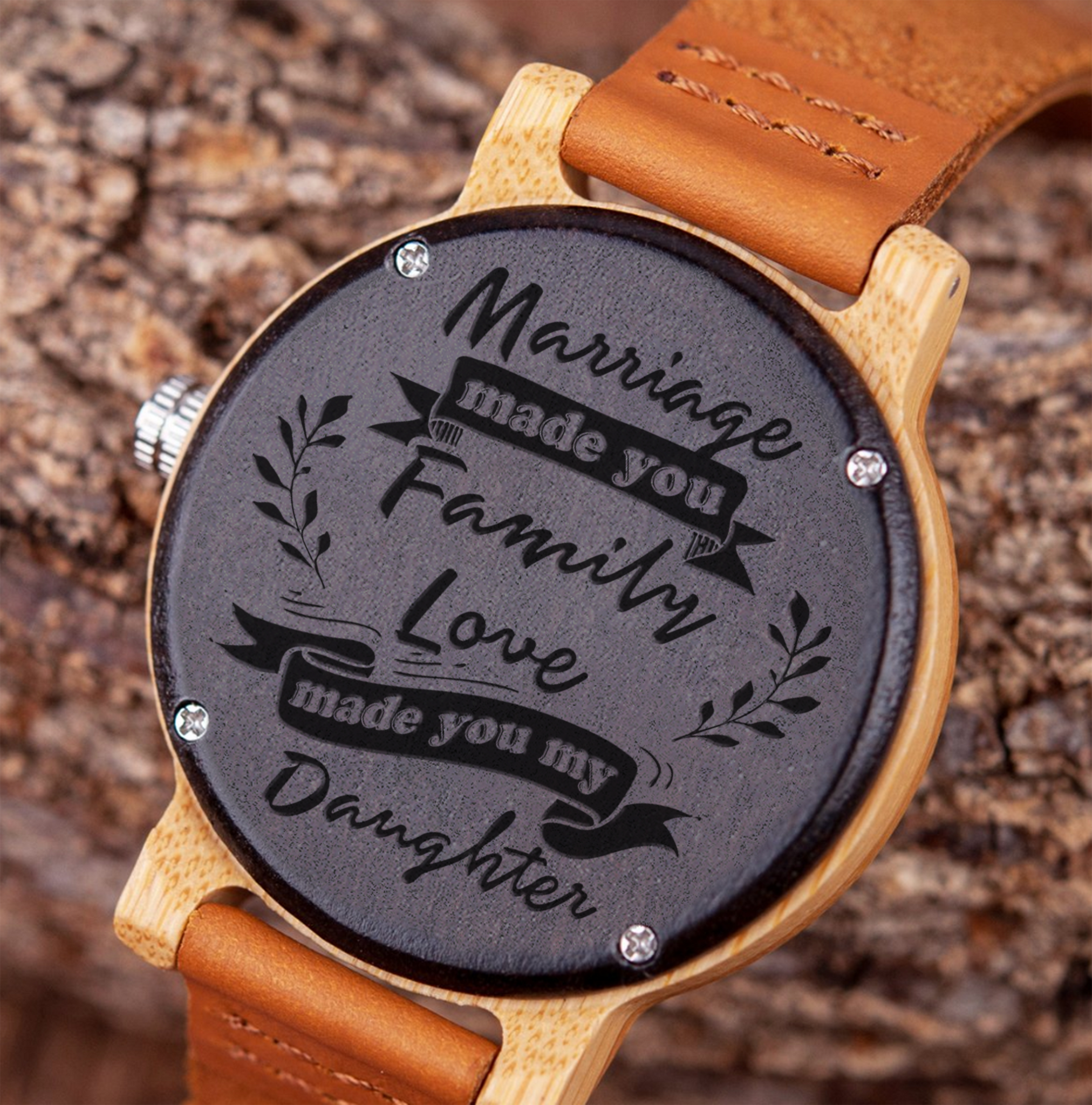 Engraved watch for daughter clearance