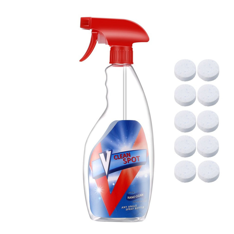 Multi-functional Tough Effervescent Spray Cleaner