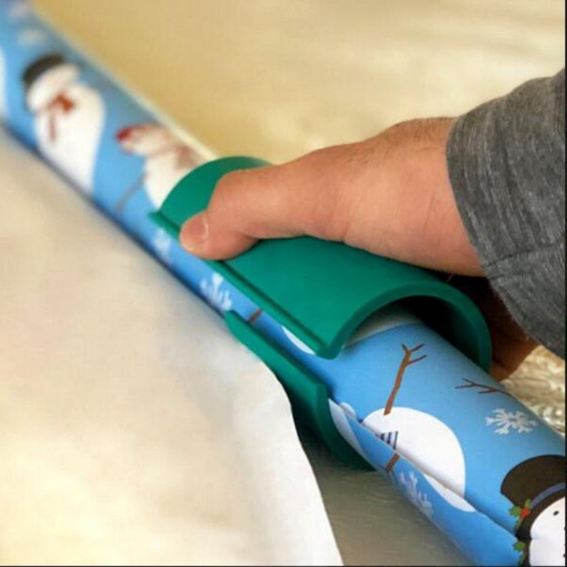 Sliding Wrapping Paper Cutter for Christmas Gifts
