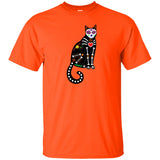 Calavera Cat / Sugar Skull T-shirt (Design 1)