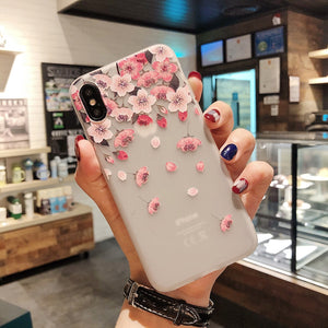 Floral Silicon Phone Case, Perfect As Gift This Christmas