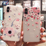 Floral Silicon Phone Case, Perfect As Gift This Christmas