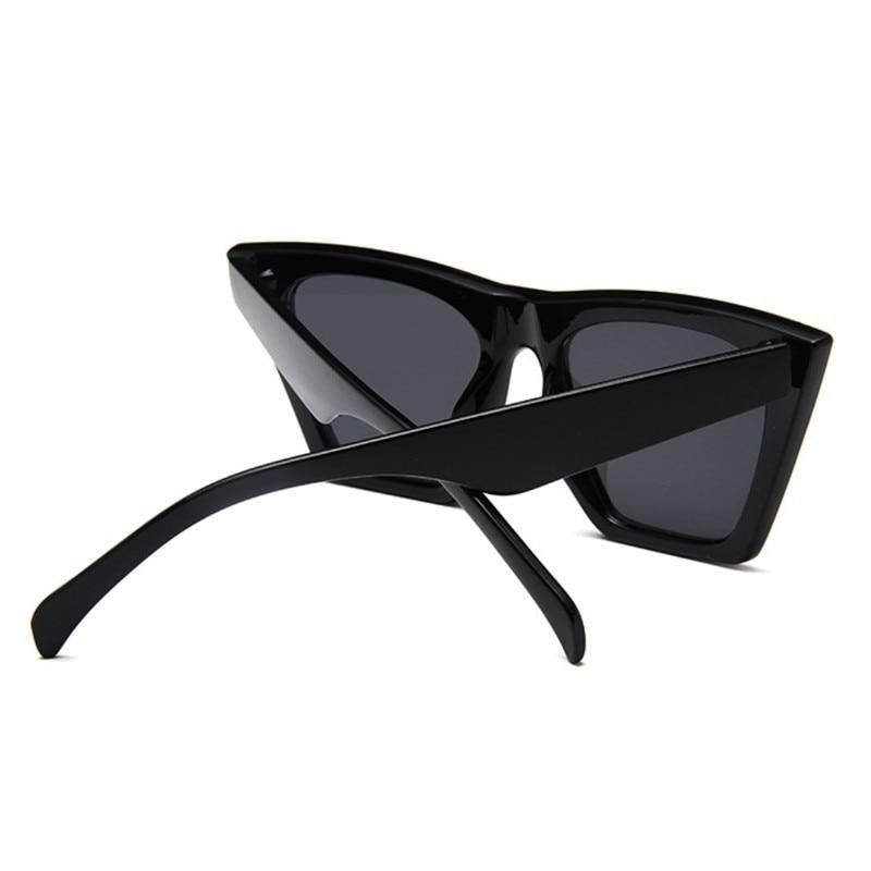 Sharp Oversized Cat Eye Luxury Sunglasses