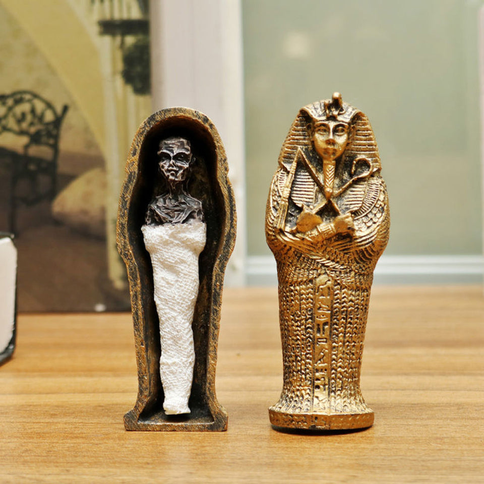 Resin Egypt Mummy Miniature Figurine Model