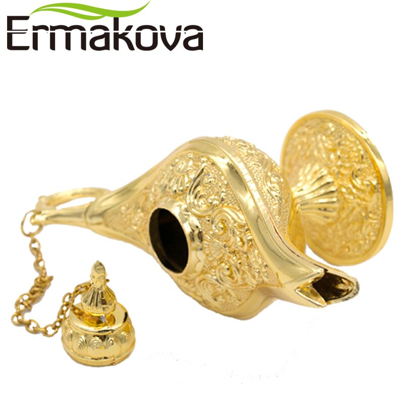 Metal Golden Aladdin Magic Lamp Pot