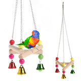 Bird Swing Cage Toy with Bells