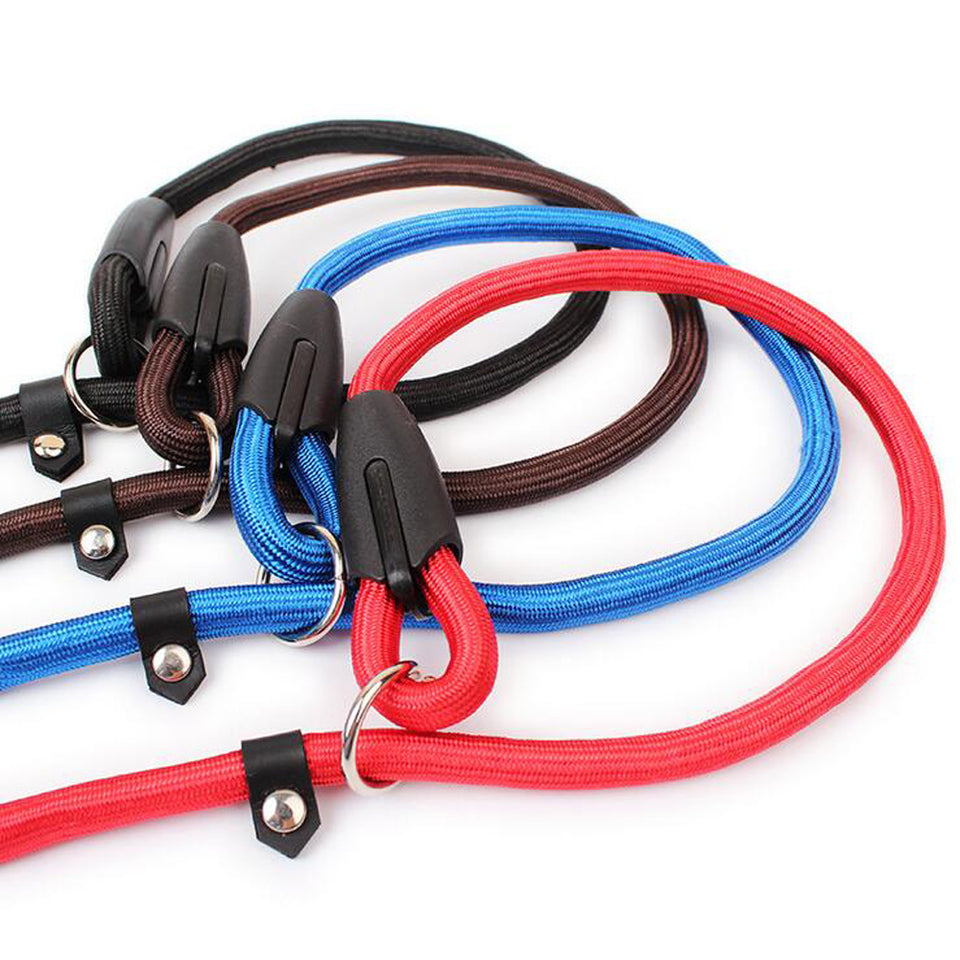 Round Nylon Collar Training Leash for Dog 130cm