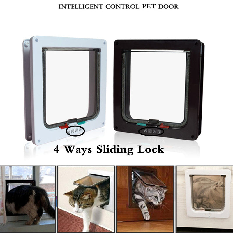 4 Way Lock Pet Flap with Door Liner
