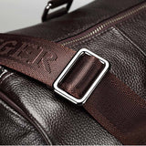 Genuine Leather Travel Duffle Bags for Men