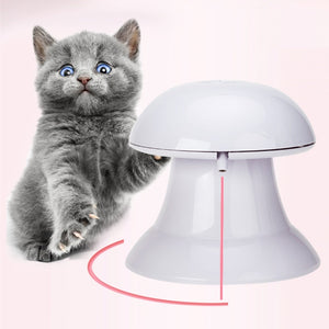 360 Degree Automatic Rotate Laser Light Toy for Cats and Dogs