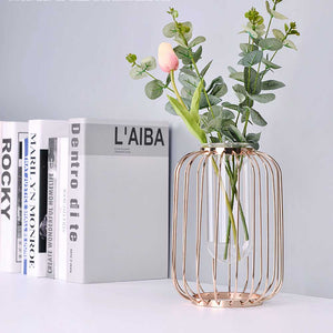 Metal Nordic ins Lantern-Shaped Vase