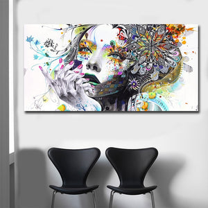 Beautiful Girl Canvass Painting (unframed)