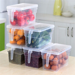 Transparent Refrigerator Food Organizer Storage Box