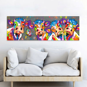 Cow Canvas Painting (unframed)