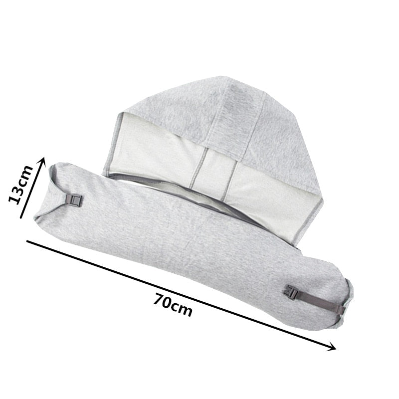 U-shape Hooded Travel Pillow