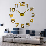 Large Acrylic 3d Wall Clock Design