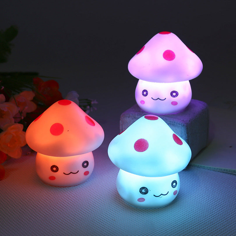 Colorful Mushroom LED Night Light Lamp