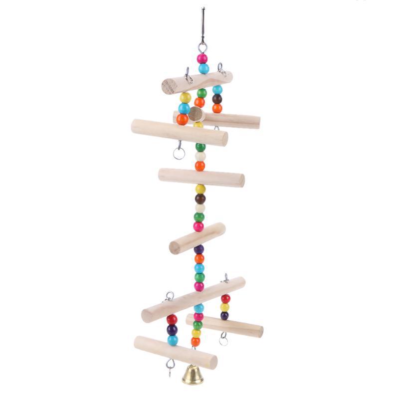 Bird Swing Cage Toy with Bells