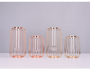 Metal Nordic ins Lantern-Shaped Vase