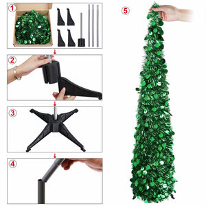 Slim Collapsible Christmas Tree