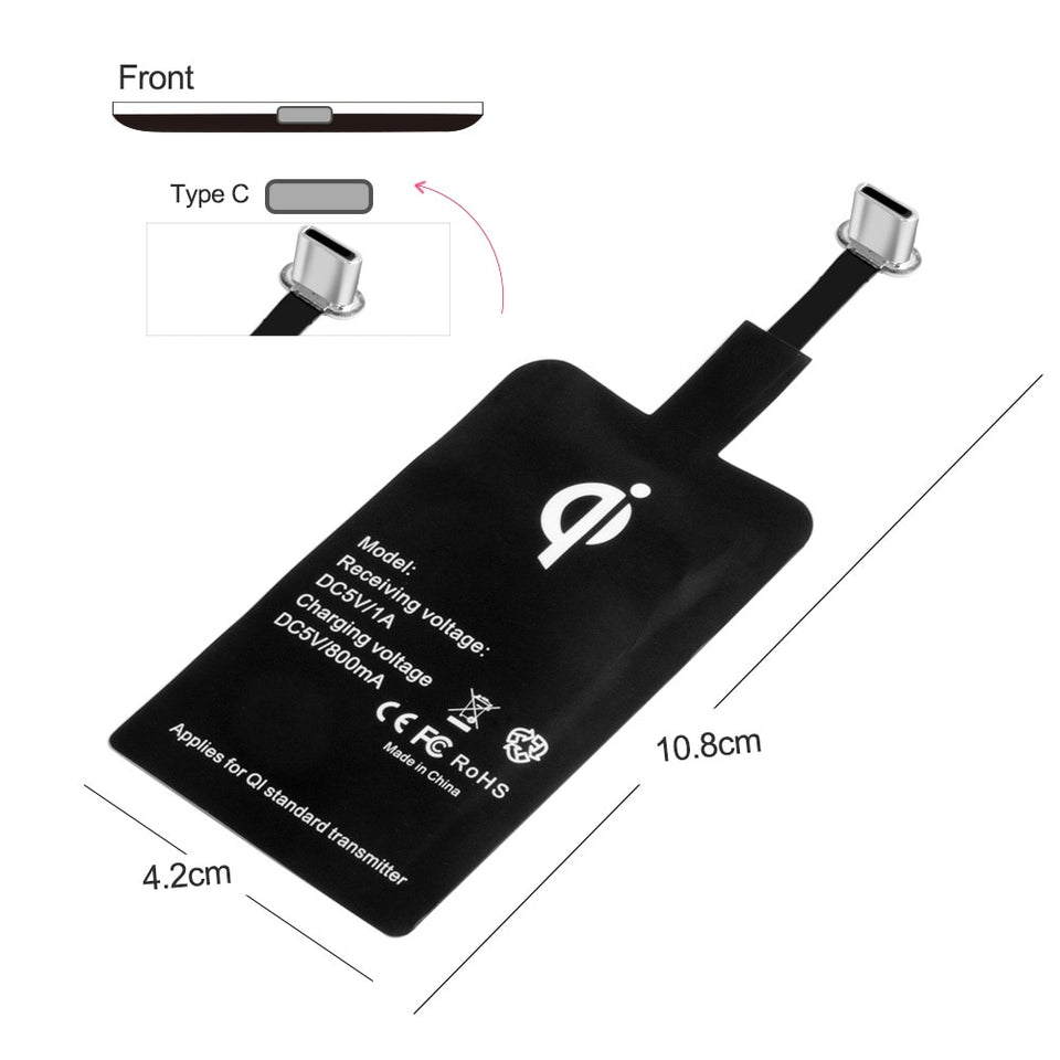 FREE Universal Qi Wireless Charger Receiver
