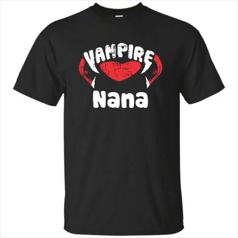 Vampire Nana Halloween T-Shirt