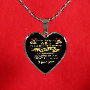Love Heart Necklace for Wife