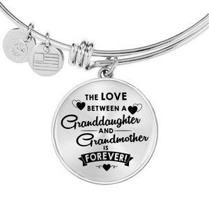 The Love Between for Granddaughter and for Grandmother Bangle