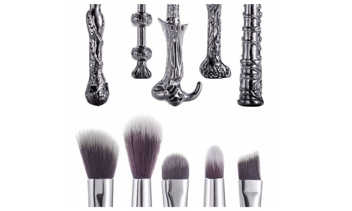 Wizard-Wand Makeup Brush Set (5-Piece) - Christmas Gift