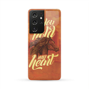 You Hold My Heart Horse Slim Phone Case
