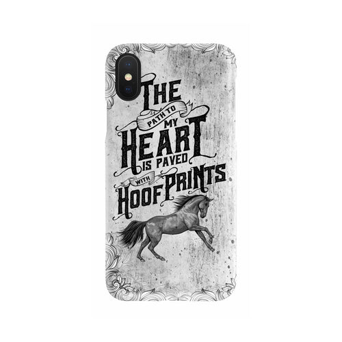 The Path to my Heart is Paved with Hoof Prints Horse Slim Phone Case