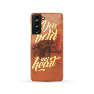 You Hold My Heart Horse Slim Phone Case