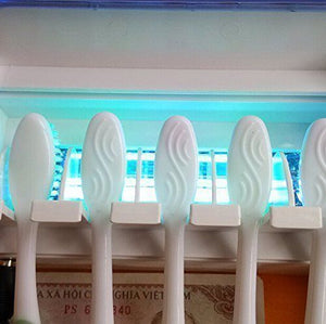 3-in-1 Toothbrush Holder, Sterilizer and Dispenser
