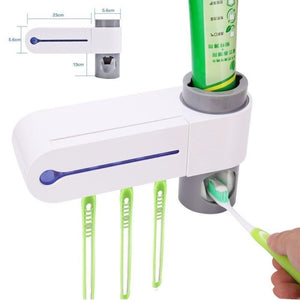 3-in-1 Toothbrush Holder, Sterilizer and Dispenser